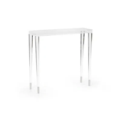 Chelsea House Berkshire 35" Console Table In Clear