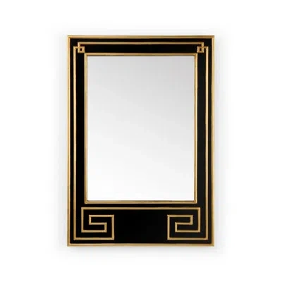 Chelsea House Bradshaw Orrell Greek Accent Mirror In Black