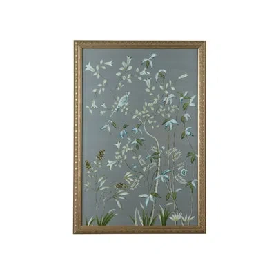 Chelsea House Buckhead Panel-pheasant - Picture Frame Painting In Blue;green;beige