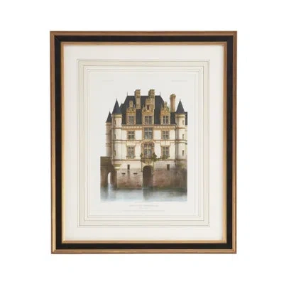Chelsea House Chateau Chenunceaux - Picture Frame Graphic Art In Brown;gray;beige