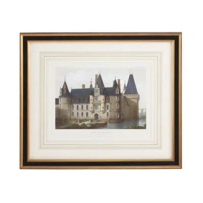 Chelsea House Chateau De Mainlenon - Picture Frame Graphic Art In Beige