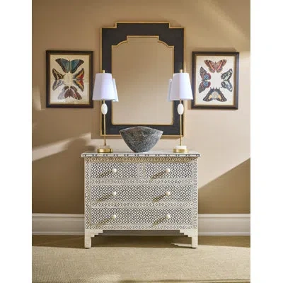 Chelsea House Display Of Butterflies I - Picture Frame Graphic Art In Blue;black;brown