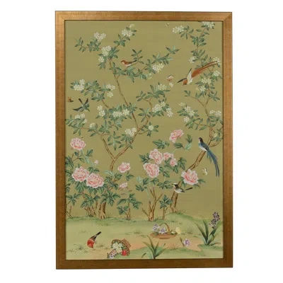 Chelsea House Edgedale Panel - Picture Frame Painting In Green