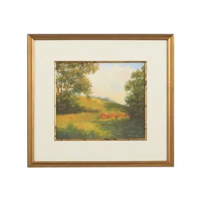 Chelsea House Golden Day - Picture Frame Photographic In Green;beige