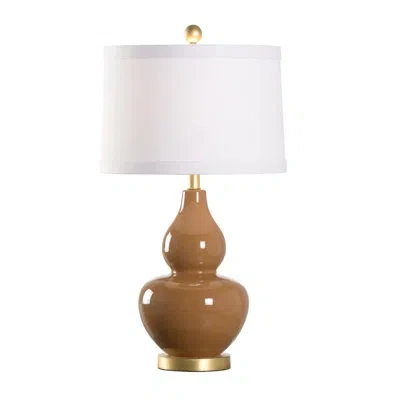 Chelsea House Gourd Lamp In Gold;taupe