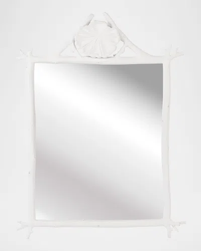 Chelsea House Grotto 49" Faux Wood Wall Mirror