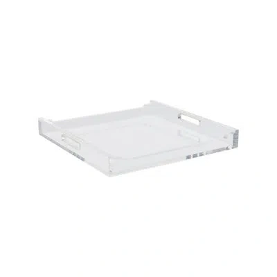 Chelsea House Hanson Square Tray In Clear