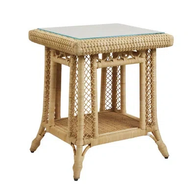 Chelsea House Hope Town Side Table In Clear;natural