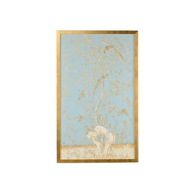 Chelsea House 'light Blue Philadelphia' - Picture Frame Print In Blue;tan