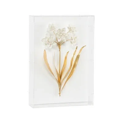 Chelsea House Porcelain Flowers In Multi