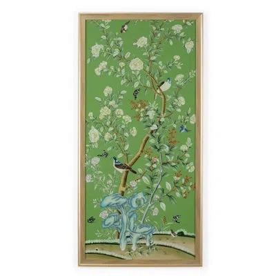 Chelsea House Regent Park In Green Ii - Picture Frame Painting In Blue;green;yellow