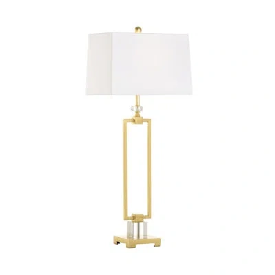 Chelsea House Serene Table Lamp In Gold;clear