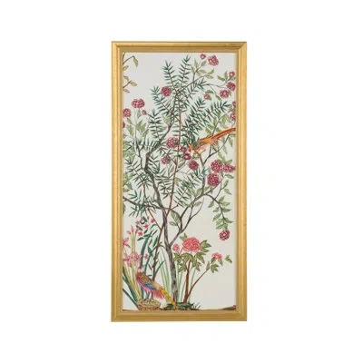 Chelsea House Traditional Chinoiserie Iii - Picture Frame Print In Green;red;beige
