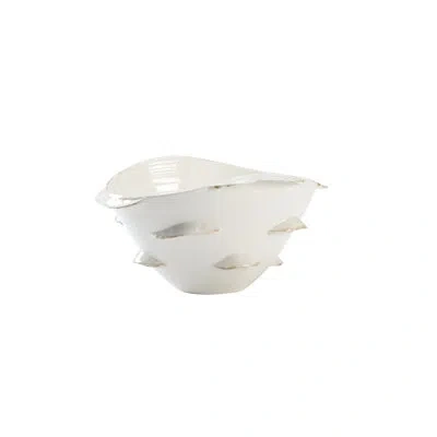 Chelsea House Whiston Ceramic Coastal Decorative Bowl In Antique White