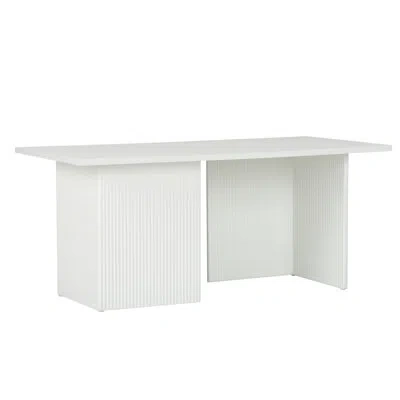 Chelsea House Wimbledon 4 Legs Cocktail Table In White