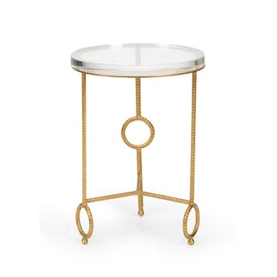 Chelsea House Yonkers End Table In Clear