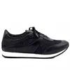 Chelsea Jones Women's Train Walking Shoe In Black Leather & Mesh In Multi
