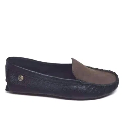 Chelsea Jones Women' Vroom Driving Flat Loafer In Grey/black In Multi