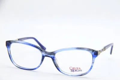 Chelsea Morgan Unisex Cm8004 Eyeglasses In Blue