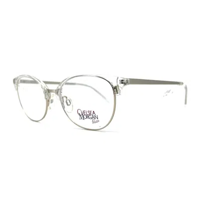 Chelsea Morgan Women's Cm20201 Cat Eye Eyeglasses In Clear Silver
