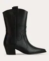 Chelsea Paris Women's Austin Leather Ankle Boot In Black