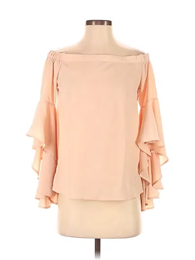 Pre-owned Chelsea28 3/4 Sleeve Blouse In Pink