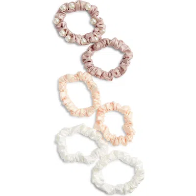 Chelsea28 6-pack Satin Ponytail Holders In Multi