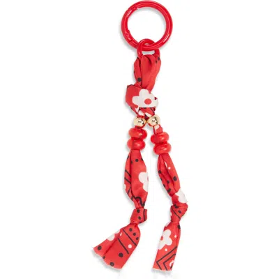Chelsea28 Bandana Bag Charm In Red