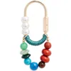 Chelsea28 Beaded Carabiner Bag Charm In Multi