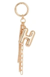 Chelsea28 Bubble Letter Bag Charm In Gold