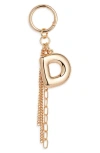 Chelsea28 Bubble Letter Bag Charm In Gold