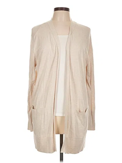 Pre-owned Chelsea28 Cardigan Sweater In Tan