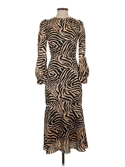 Pre-owned Chelsea28 Casual Dress In Brown