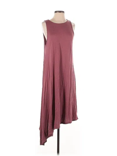 Pre-owned Chelsea28 Casual Dress In Burgundy