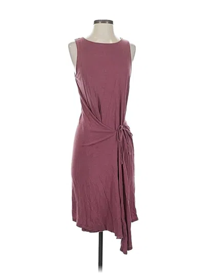 Pre-owned Chelsea28 Casual Dress In Burgundy
