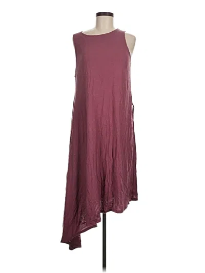 Pre-owned Chelsea28 Casual Dress In Burgundy
