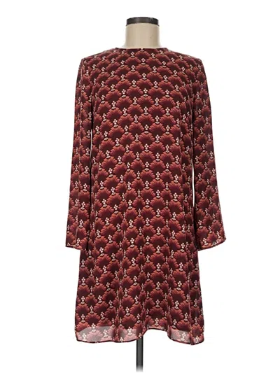 Pre-owned Chelsea28 Casual Dress In Burgundy