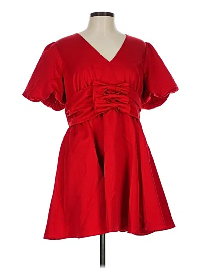 Pre-owned Chelsea28 Casual Dress In Red