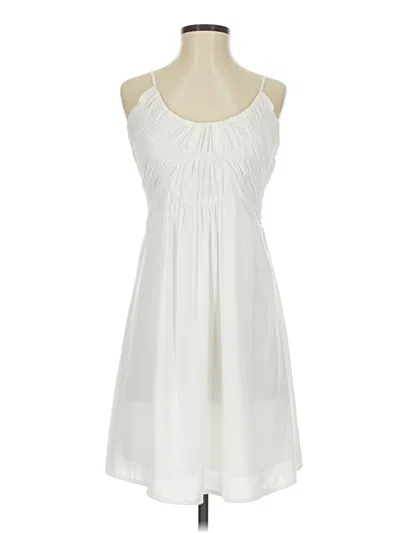 Pre-owned Chelsea28 Casual Dress In White