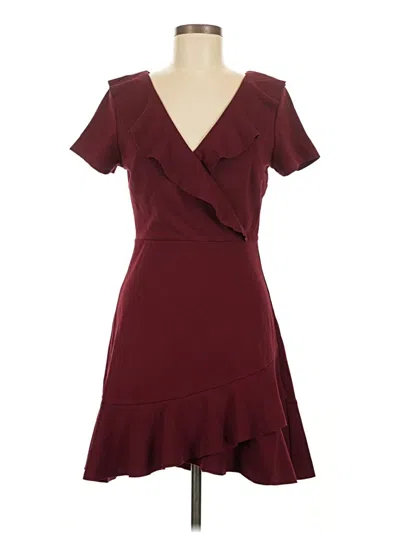 Pre-owned Chelsea28 Cocktail Dress In Burgundy
