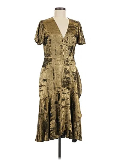 Pre-owned Chelsea28 Cocktail Dress In Gold