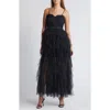 Chelsea28 Corset Lace & Tulle Gown