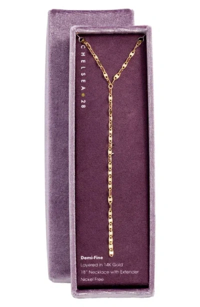 Chelsea28 Demi Fine Shimmer Y-necklace In Brown