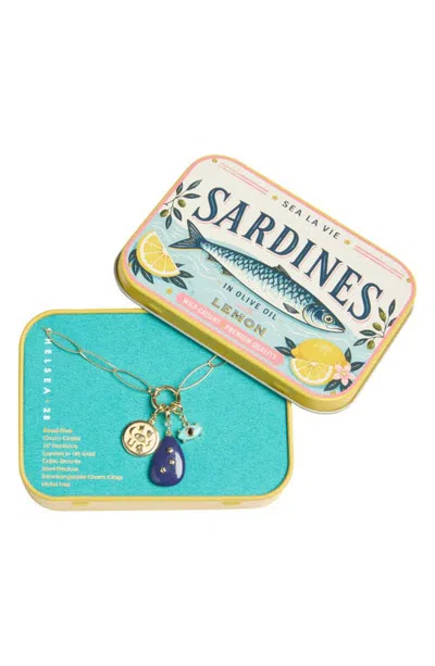 Chelsea28 Diy Charm Necklace Set In Gold