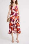 Chelsea28 Faux Wrap Midi Dress