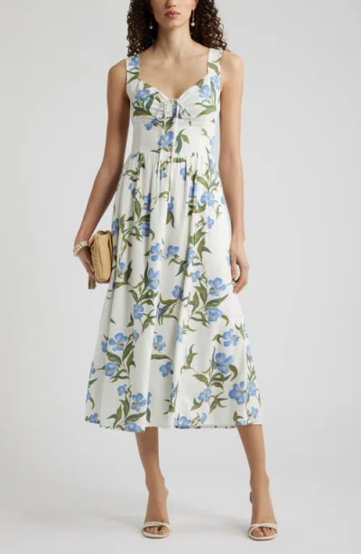 Chelsea28 Floral Midi Dress In Multi