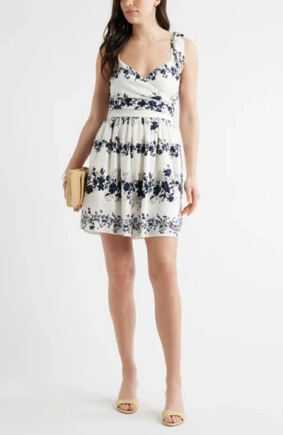 Chelsea28 Floral Print Minidress In Multi