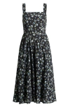 Chelsea28 Floral Sleeveless Fit & Flare Sundress In Light Blue Floral Multi