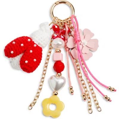 Chelsea28 Flower Ladybug Bag Charm In Multi