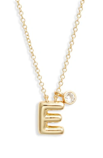 Chelsea28 Goldtone Initial Pendant Necklace
